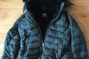 Ladies hooded Jacket with faux four collar ZARA Size XL