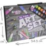 86 Piece Craft and Art Set - Kids Colouring Kit with Crayons and Watercolour Paint (FREE POSTAGE) Image 2