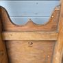 These are vintage wooden snow sleds Image 8
