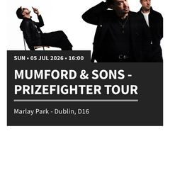 Mumford and sons tickets