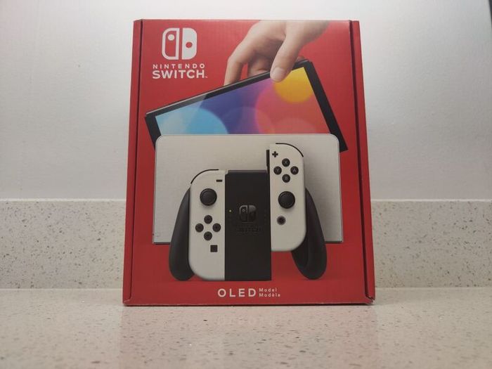 Nintendo Switch OLED As New White with 2 Games