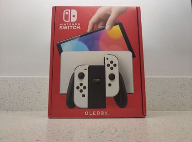 Nintendo Switch OLED As New White with 2 Games