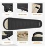 Mummy Sleeping Bag for Adults Kids Children Junior 3 Season Winter Double Layer 300GSM Lightweight Single Compact Thermal Warm Image 5