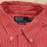 Ralph Lauren navy tag polo red stripped mens shirt Image 3