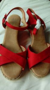 Red Sandals