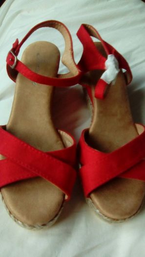 Red Sandals