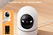 Smart Indoor Security Camera with One-touch Call Function,