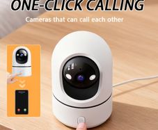 Smart Indoor Security Camera with One-touch Call Function,