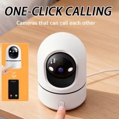 Smart Indoor Security Camera with One-touch Call Function,