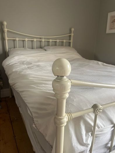 Laura Ashley Double Bed 4ft 6 Cream Ivory Design