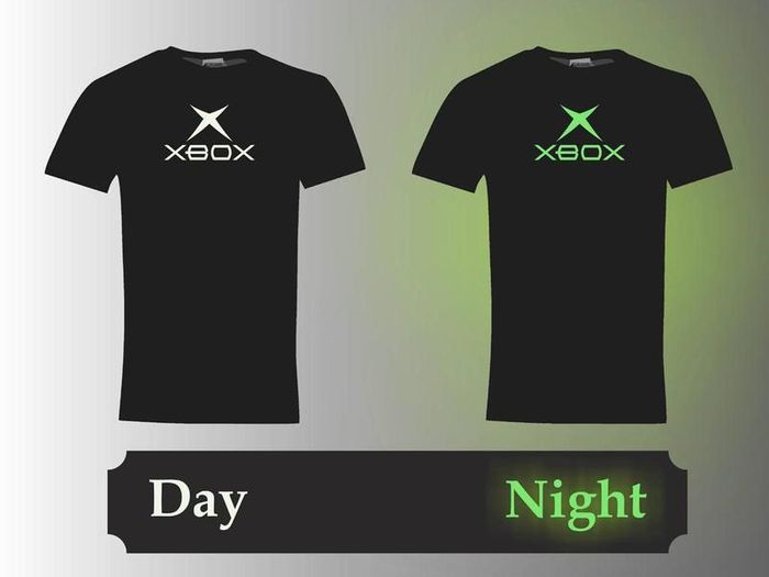 X box glow in the dark t-shirts tee top shirt gamer t-shirt great gift present for gamer