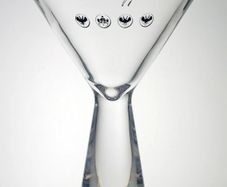 Smirnoff Cocktail / Martini Glasses x6