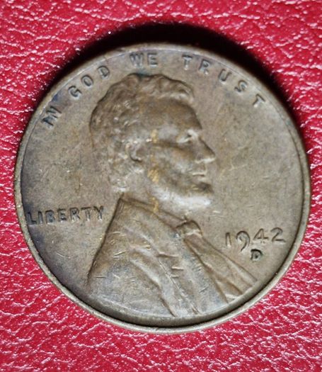 USA 1942 D Lincoln Wheat 1 Cent