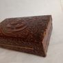 Vintage Tooled Leather Musical Cigar Box with Accessories Image 5
