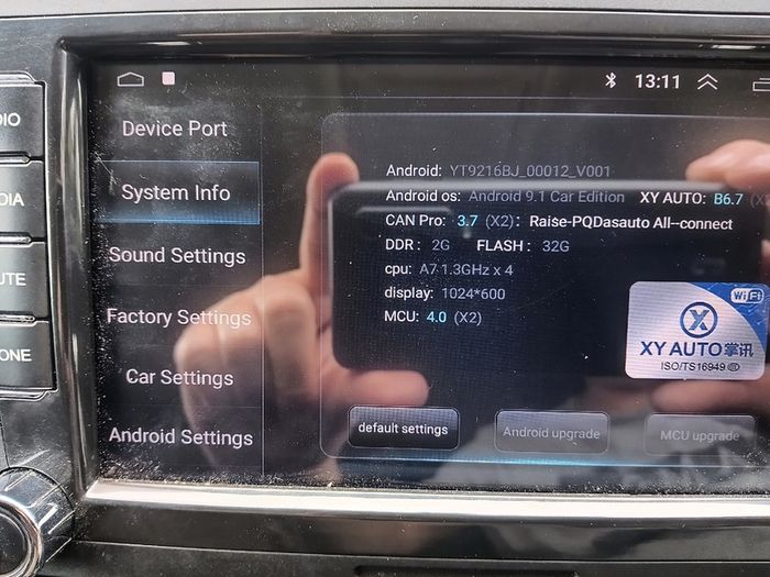 Vw android radio