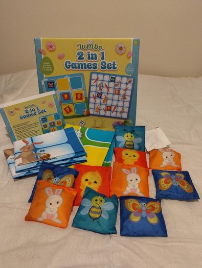 Jumbo 2 In 1 Games Set New In Box