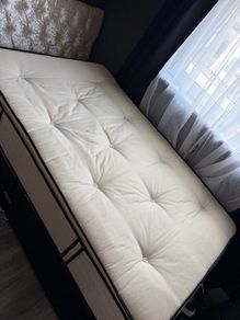 Double Bed, Mattress & Diamant Headboard For Sale