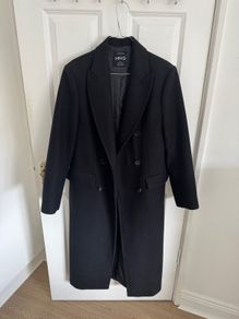 Mango Italian wool double breasted coat