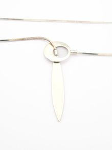 Vintage 925 Silver Scandinavian Necklace In Original Box