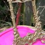 Photo Frame Vintage Brass Rectangular Decorative Desk Picture Holder Image 4