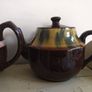 Fabulous Collection of Five Brown Betty Style Teapots, Different Styles, Different Shapes, Different Makers, For Sale as a Set Only, All Have Some Damage - Display Only!! Image 4