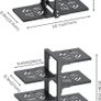 Pots and Pans Organizer for Cabinet  Heavy Duty Pot Pan Rack under Sink Organizers and Storage Kitchen Cabinet Organizer with 7 Adjustable Tiers Image 6