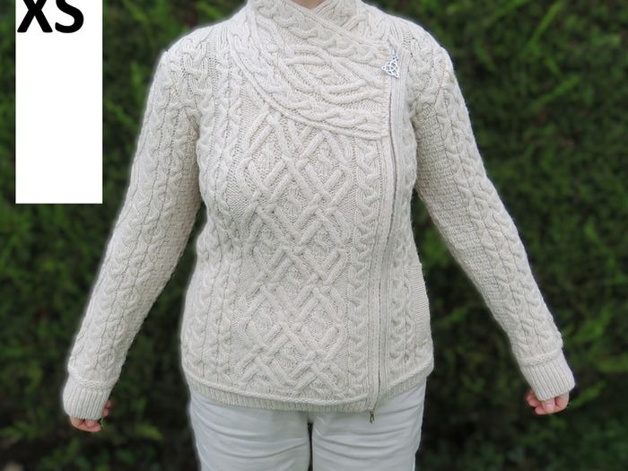 XS, S, L, XL NEW with tags Irish Merino Wool Cardigan