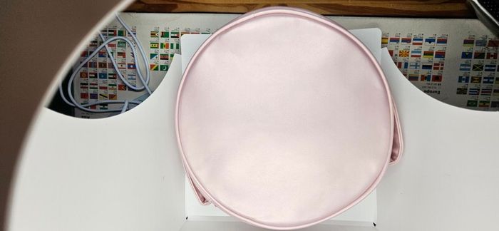 Flower Knows Never's Shop Collection Round Cookie Pink Shoulder Crossbody Bag