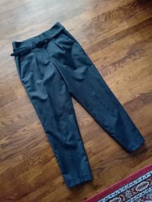Peter O'Brien Awear 100% Wool Tailored Trousers Grey size 8