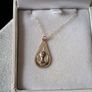 sterling silver communion necklace Image 4
