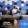 NEW SALE | 12 Pack Hexagon Acoustic Panels Self-adhesive, 30x26x0,9cm High Density Sound Proof Panels Image 4