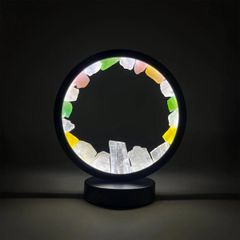 Circle Earth LED Lamp - Mixed Minerals