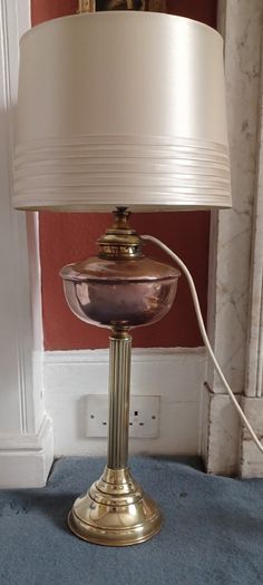 Copper and Brass lamp