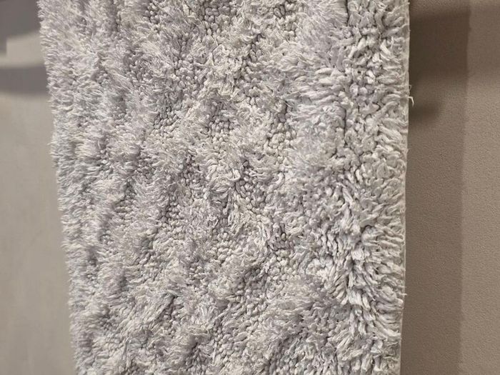 Dune 100% Cotton Bath Mat 80x50cm - Light Grey