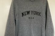 Grey New York Hoodie Age 14