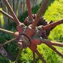 antique vintage metal spoked wheel Image 2