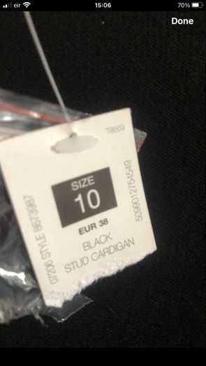 Ladies BNWT cardigan suze10