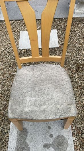 Six dining chairs