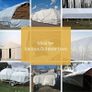 White Tarpaulin Waterproof Heavy Duty 4m / 6m Tarp with Eyelets UV Resistant Multipurpose for Outdoor 160g/m Image 5