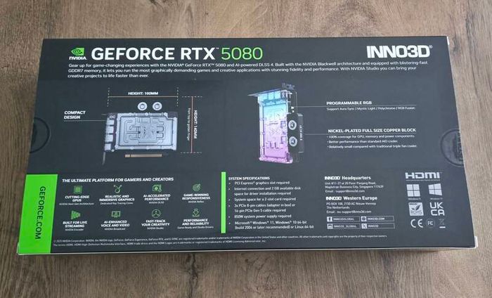 Inno3d Rtx 5080 Ichill Frostbite 16 Gb