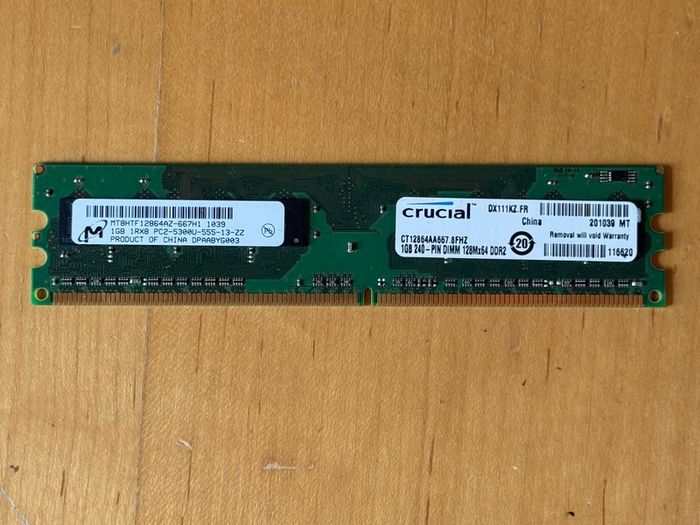 Desktop Ram 1gb Pc5300 Ddr2 667mhz 240 Pin