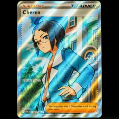 Cheren 258/217 Ultra Rare Trainer Holo Ascended Heroes Mega Evolution Pokemon Card