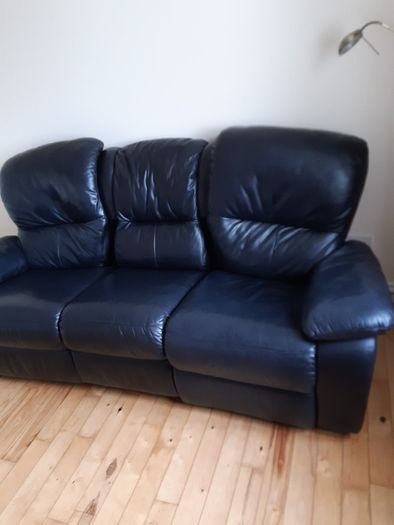 leather sofa