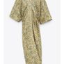 ZARA  floral  Print Midi Shirt summer Dress, S Image 6