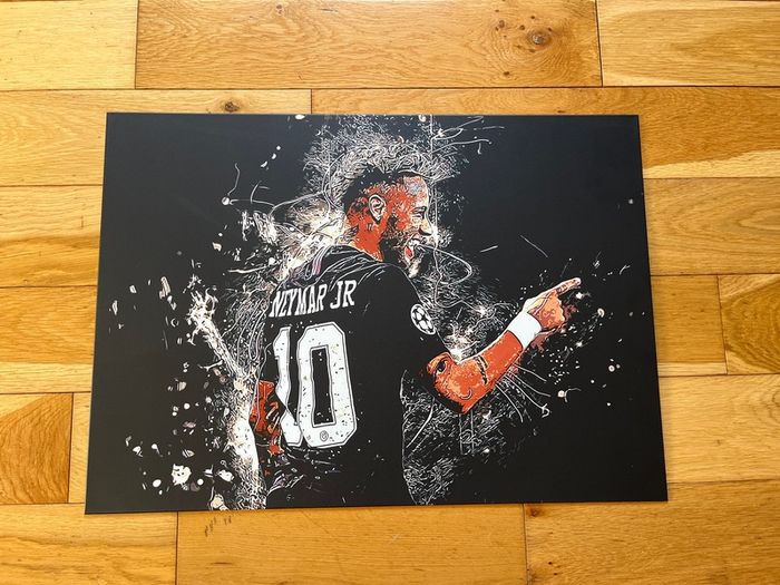 Neymar Jnr Displate Metal Picture