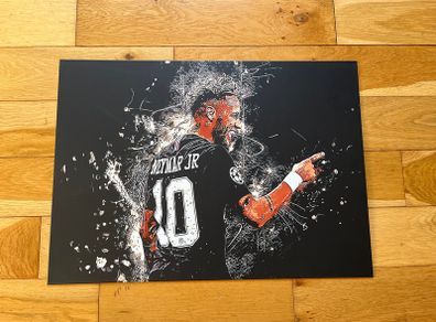 Neymar Jnr Displate Metal Picture