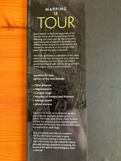 Sport history: 'Mapping Le Tour'
