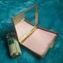 Wiesner Of Miami 2 Piece Rhinestone Tricketts Set Pill Box Keychain & Lipstick Image 4