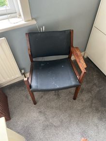 Wooden mid century chair