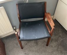 Wooden mid century chair